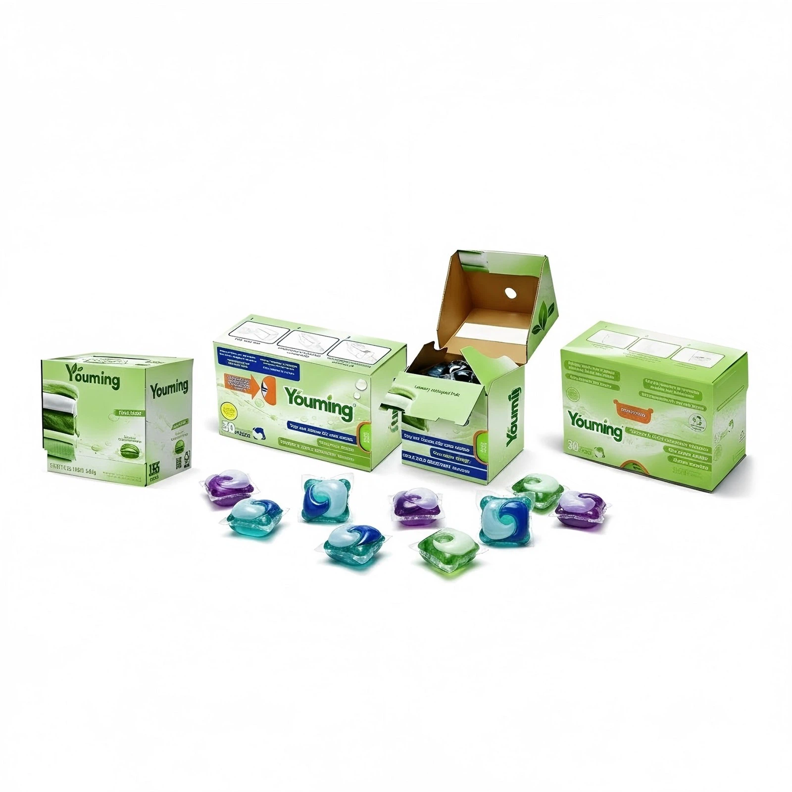 washing capsule recycled box